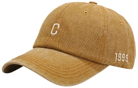 summer Baseball Cap Men Women Embroidery C Letter Baseball Caps Adjustable hat Sun Hats бейсболка мужская geel