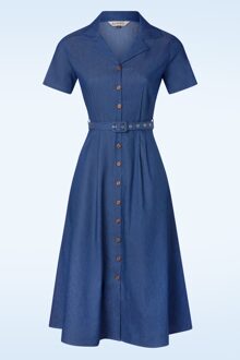 Summer Denim Dream jurk in blauw