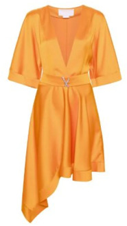 Summer Dresses Genny , Orange , Dames - S,Xs