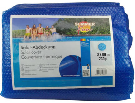 Summer Fun Zomerzwembadhoes solar rond 300 cm PE blauw