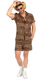 Summer Outfit Heren Panterprint Multikleur - Print