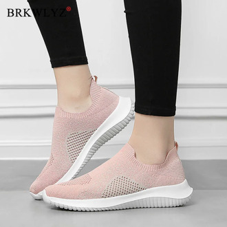 Summer Slip On Socks Shoes For Women 2020 Fashion Ladies Lightweight Breathable Designer Sneakers Zapatillas Mujer Casual Verano