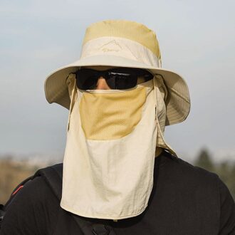 Summer Unisex Outdoor Neck Flap Bucket Boonie Cap Solid Adjustable Fishing Hat Mountaineering Hat Sports Caps In Summer #Zer