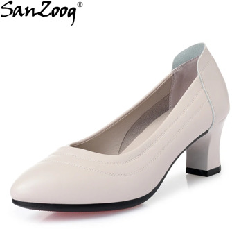 Summer Women Office Dress Heels Kitten Nude Short 6cm Woman Heel Ladies Pumps Shoes Elegant Fashion Pump Black Beige Pointed Toe