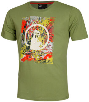 Summerbreeze Graffity T-shirt Heren olijf - XL