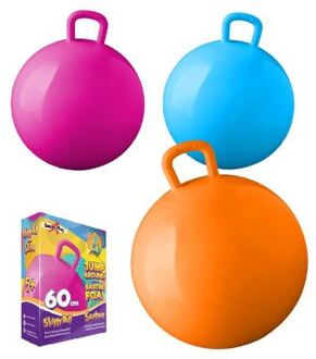 Summerplay Skippybal roze 60 cm voor kinderen - buitenspeelgoed voor kids - Skippyballen