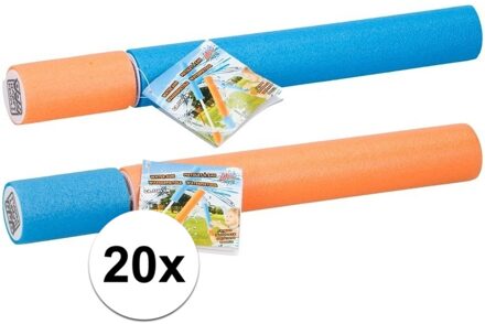 Summertime 20x Stuks Waterpistolen/spuiten Van Foam 33 Cm Multikleur