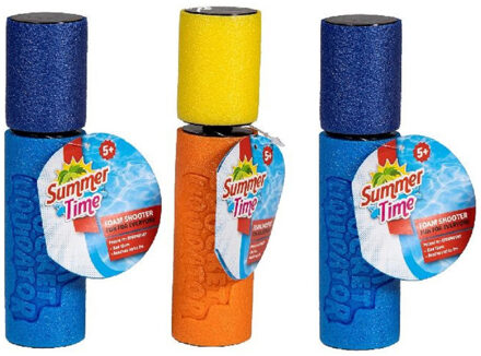 Summertime 3x Waterpistool spuit van foam 15 cm - Waterpistolen Multikleur