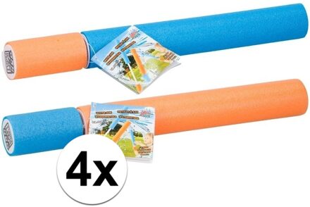 Summertime 4x Stuks Waterpistolen/spuiten Van Foam 33 Cm Multikleur