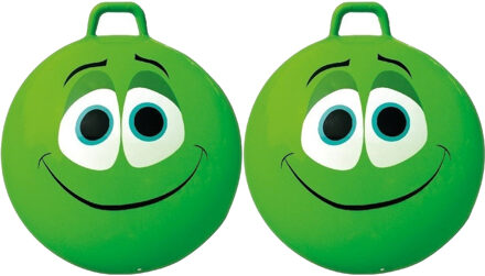 Summertime Skippybal Smile Emoticon - 2x - D65 cm - voor kinderen - buiten speelgoed