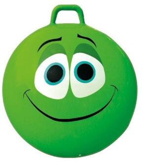 Summertime Skippybal Smile Emoticon - D65 cm - lichtgroen - voor kinderen - buiten speelgoed