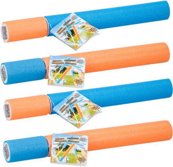 Summertime Waterpistool - 4x stuks - van foam - 33 cm Multi