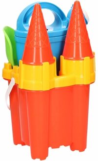 Summertime Zandkastelen bouwen emmerset oranje - Zandspeelsets
