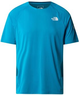 Summit High Trail Run Hardloopshirt Heren petrolblauw - XL