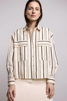 Summum 2s3054-12008 blouse long sleeve Wit - 36