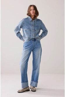 Summum 4s2840-5169 straight jeans Blauw - 38