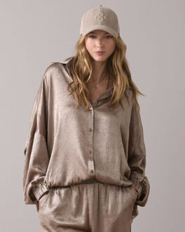 Summum Blouse lange mouw 2s3145-12294 Beige - 38