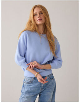 Summum Jersey fade-out sweat 3s5271-30704 - maat L Blauw