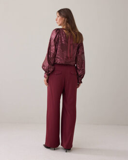 Summum Pantalon 4s2477-11851 - maat 42 Bordeaux