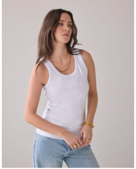 Summum Rib tanktop (3s4873) singlets lisbon-5138 Zilver