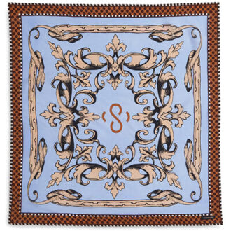 Summum Scarf satin small sjaals 8s1077-8608 Blauw - One size