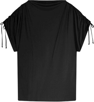 Summum T-shirts Zwart - S