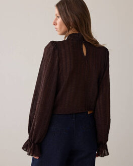 Summum Top lange mouw 3s5223-30736 Bruin - XL