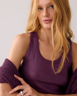 Summum Top zonder mouw 3s4873-5183 Paars