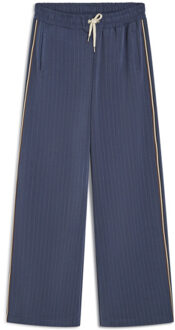 Summum Trouser pinstripe scuba 4s2923-30716 - maat M Blauw