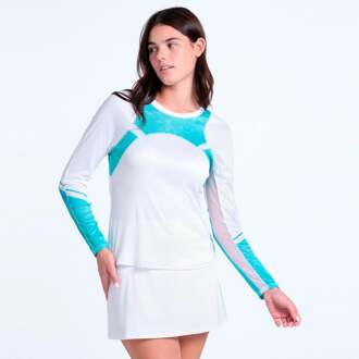 Sun Beat Longsleeve Dames wit - XS,S,M,L,XL