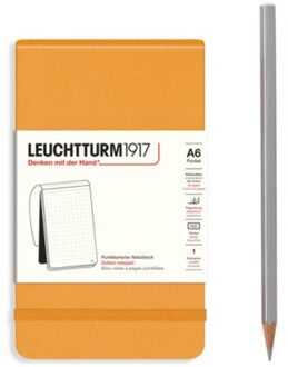 Sun Leuchtturm1917 reporter notepad, hardcover, pocket (a6), …, rising sun