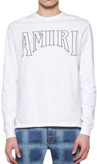 Sun Logo wit T-shirt met lange mouwen