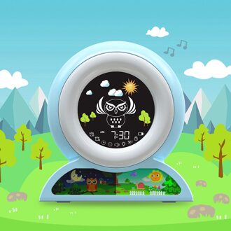 Sun & Moon Rise Kids Wekker Digitale Klok Met Dutje Timer & Night Light Voor Slaapkamer Bed,