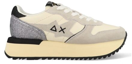 Sun68 Big Stargirl Bag Silver Z44219_01 Beige / Grijs maat