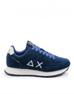 Sun68 Blauwe SUN68 Sneakers Tom Suede Donkerblauw - 44