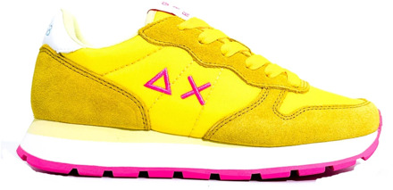 Sun68 Gele Sneakers Ally Solid Sun68 , Yellow , Dames - 40 Eu,37 Eu,38 Eu,41 Eu,39 EU