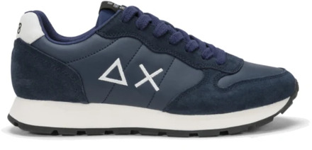 Sun68 Klassieke Navy Blauwe Sneakers Sun68 , Blue , Heren - 44 Eu,40 Eu,46 Eu,42 Eu,45 Eu,41 Eu,43 EU