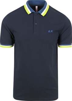 Sun68 Polo Shirts Sun68 , Blue , Heren - 2Xl,Xl,L,M,S