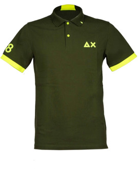 Sun68 Polo Shirts Sun68 , Green , Heren - 2Xl,Xl,L,M,3Xl