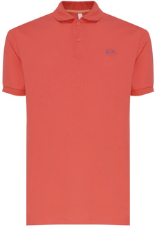 Sun68 Polo Shirts Sun68 , Orange , Heren - L