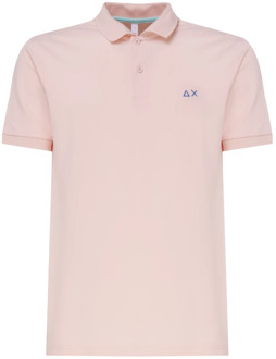 Sun68 Polo Shirts Sun68 , Pink , Heren - Xl,L,M