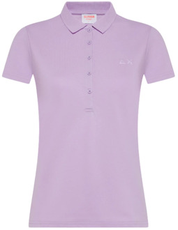 Sun68 Polo Shirts Sun68 , Purple , Dames - Xl,L,S