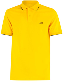 Sun68 Polo Shirts Sun68 , Yellow , Heren - 2Xl,Xl,L,M,3Xl