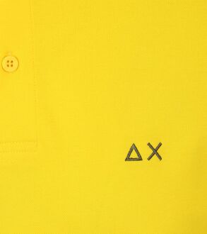 Sun68 Poloshirt Small Stripe Collar Geel - XL,XXL