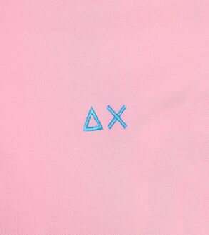 Sun68 Poloshirt Small Stripe Collar Lichtroze - L,M,XL,XXL