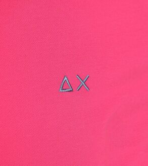 Sun68 Poloshirt Small Stripe Collar Roze - L,XL