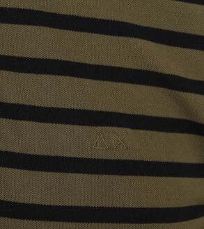 Sun68 Poloshirt Strepen Groen - L,XL,XXL