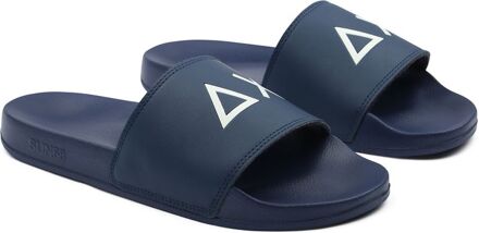 Sun68 Slippers Logo Navy Donkerblauw - 41,42,43,44,45