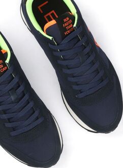 Sun68 Sneaker Tom Fluo Navy Blue Donkerblauw - 40,42