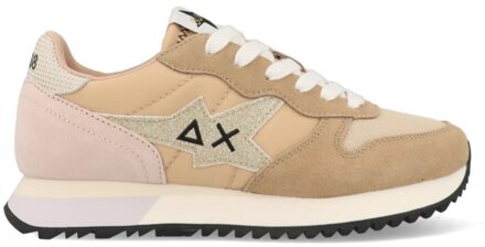 Sun68 Stargirl Glitter Logo Z35212_16 Beige maat